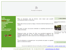 Tablet Screenshot of coteaux-de-villon.fr